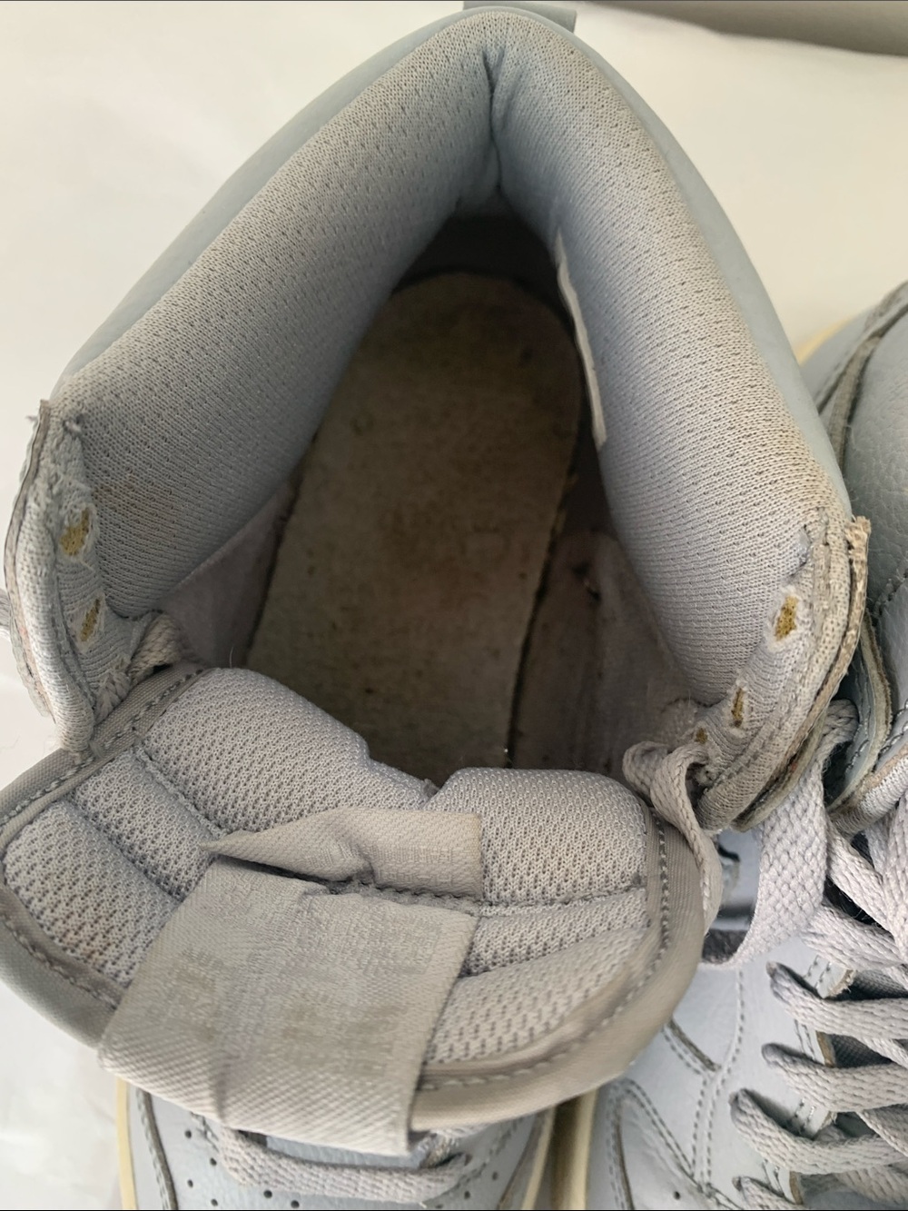 Nike Greyish/blue High-Top Sneakers - Picture 5 of 8